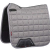 LeMieux Zadeldekje Carbon Mesh Air Square Dressuur Grijs