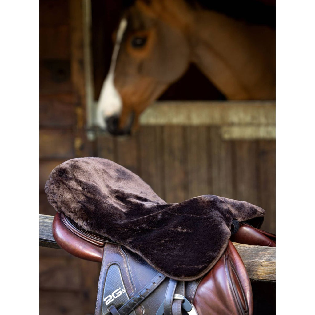LeMieux Seat Saver Simuwool Bruin