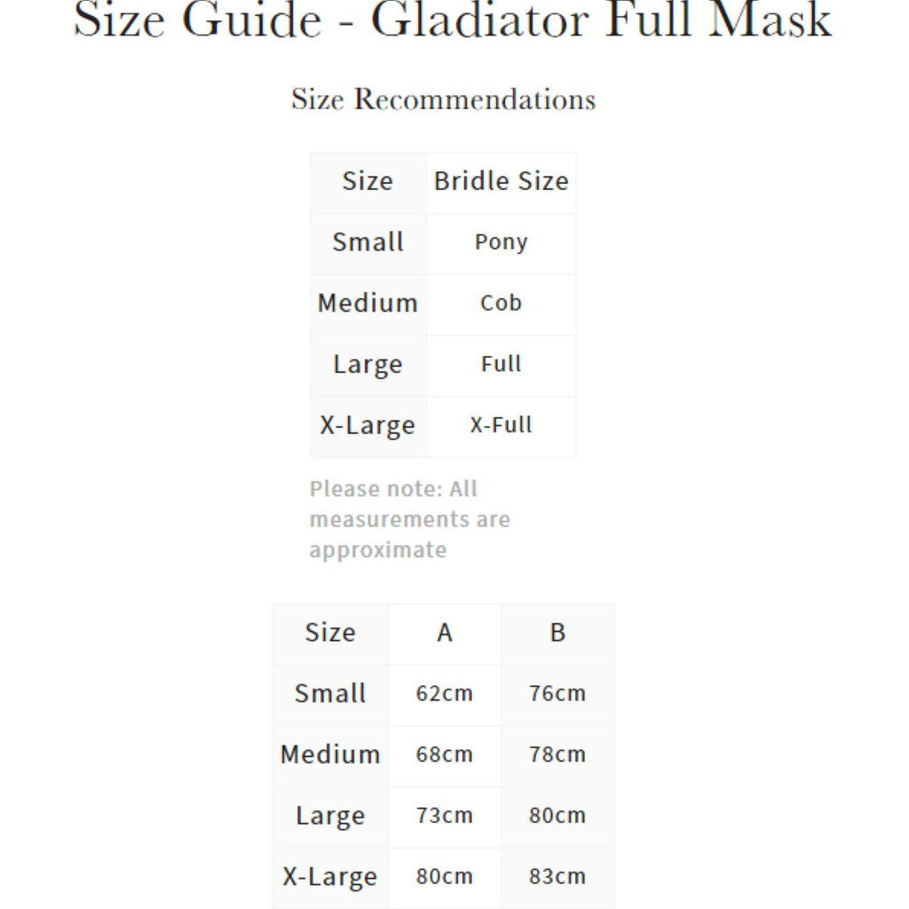LeMieux Vliegenmasker Gladiator Full Grijs