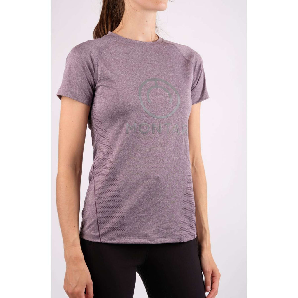 Montar Shirt Aspen Korte Mouwen Plum