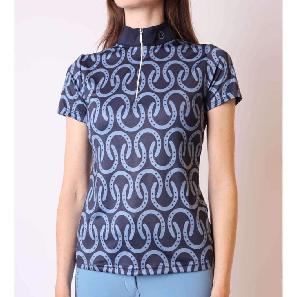 Montar Poloshirt Aisha Horseshoe Dark Navy