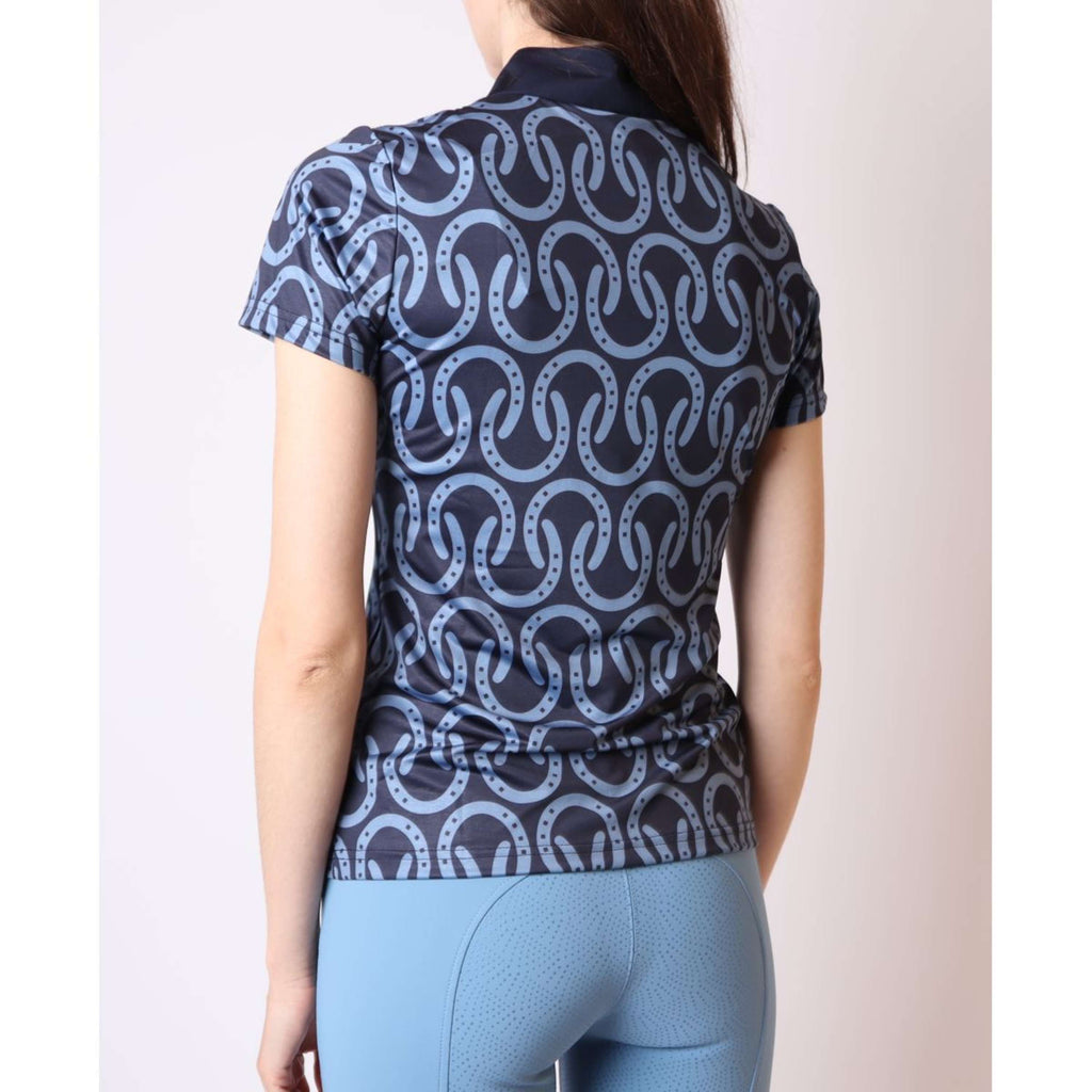 Montar Poloshirt Aisha Horseshoe Dark Navy