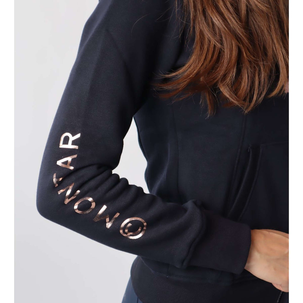 Montar Vest Macie Rosegold Logo Navy
