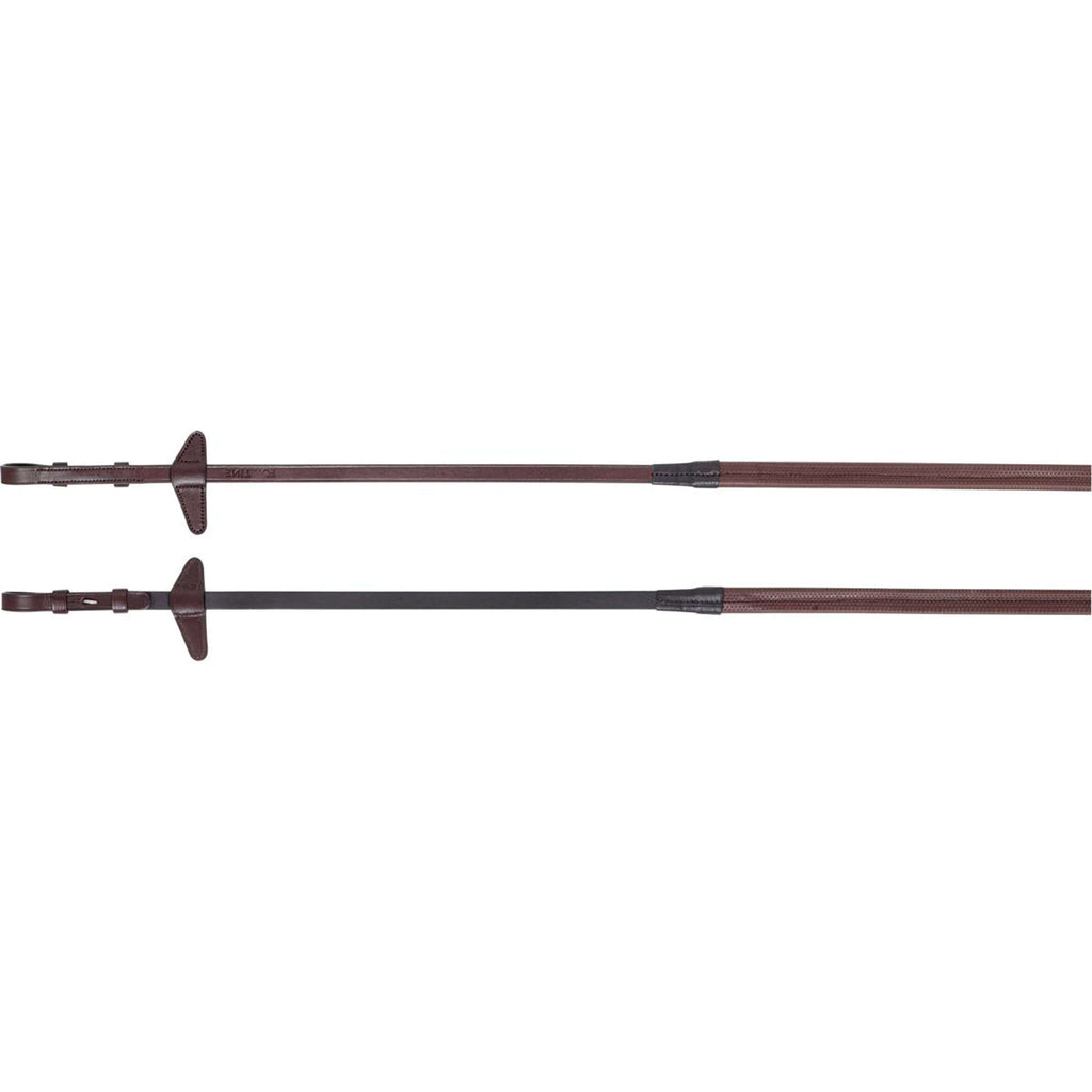 Equiline Teugels Rubber/Leer Zwart