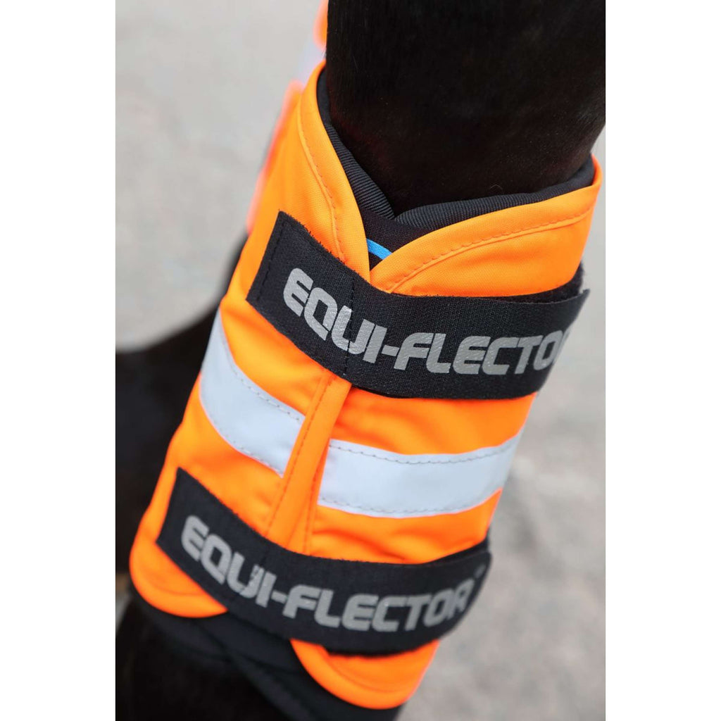 Equi-Flector by Shires Arm/been band Reflecterend Oranje