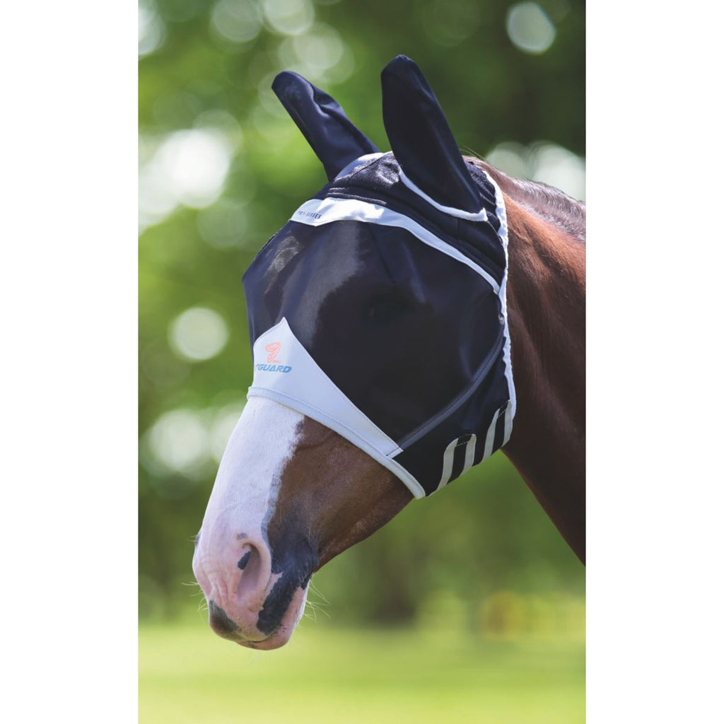 Shires Vliegenmasker Met Oren Mesh Black