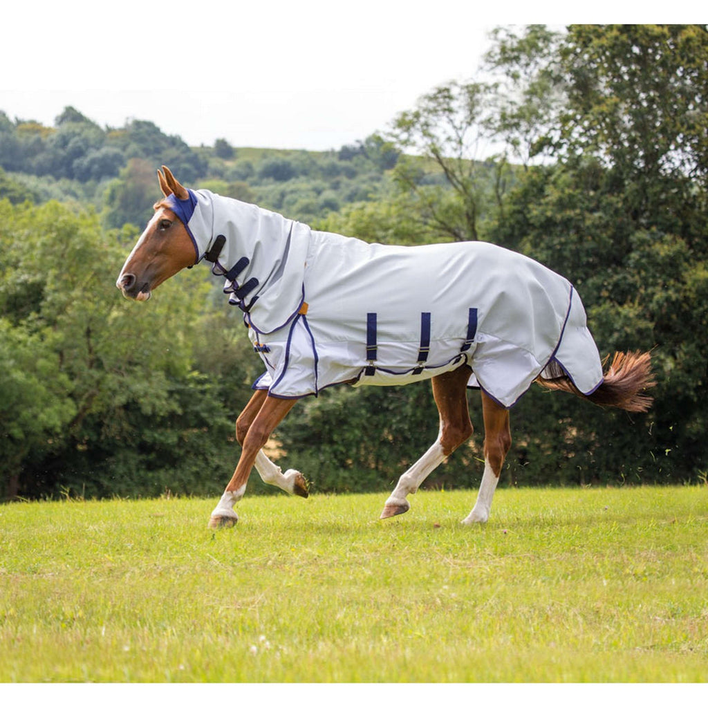 Shires Vliegendeken Highlander Plus Sun Shade Combo Grijs