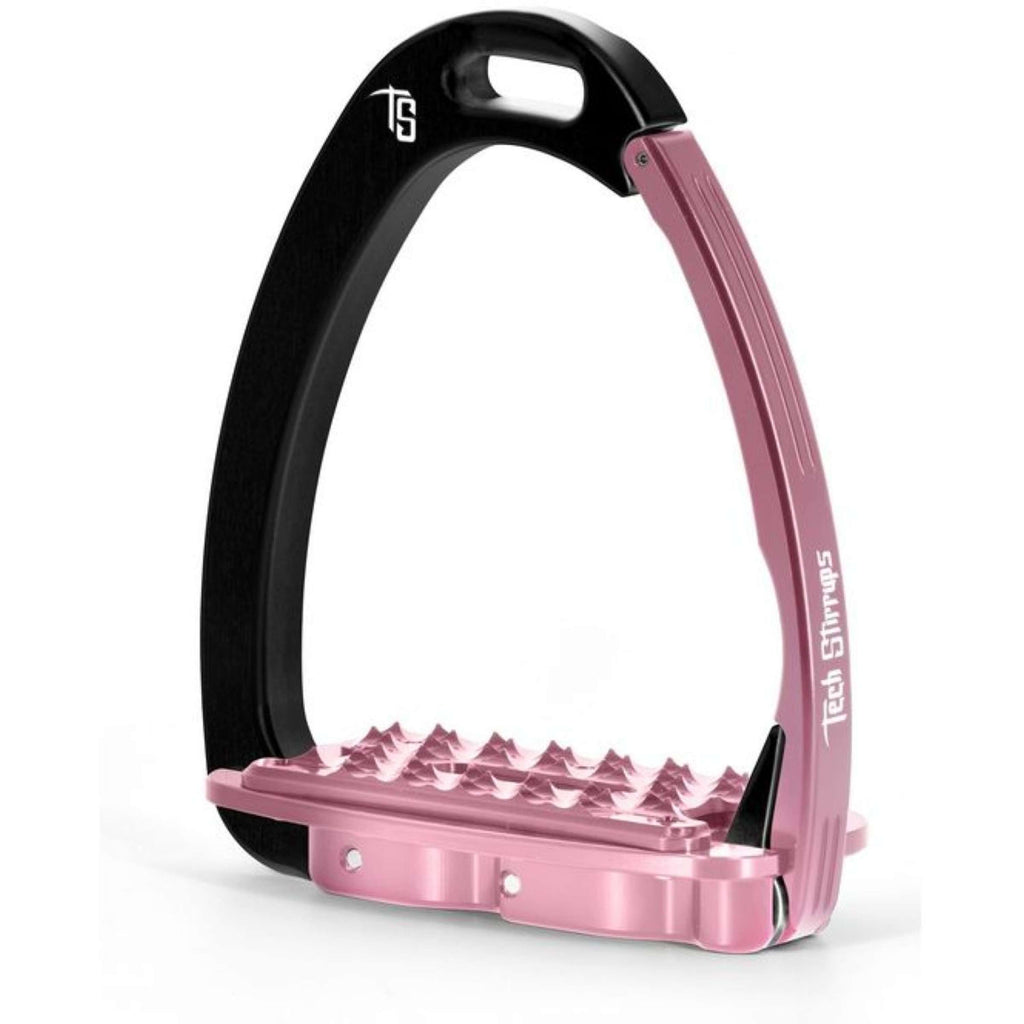 Tech Stirrups Stijgbeugels Venice Sloped EVO Zwart/Roze