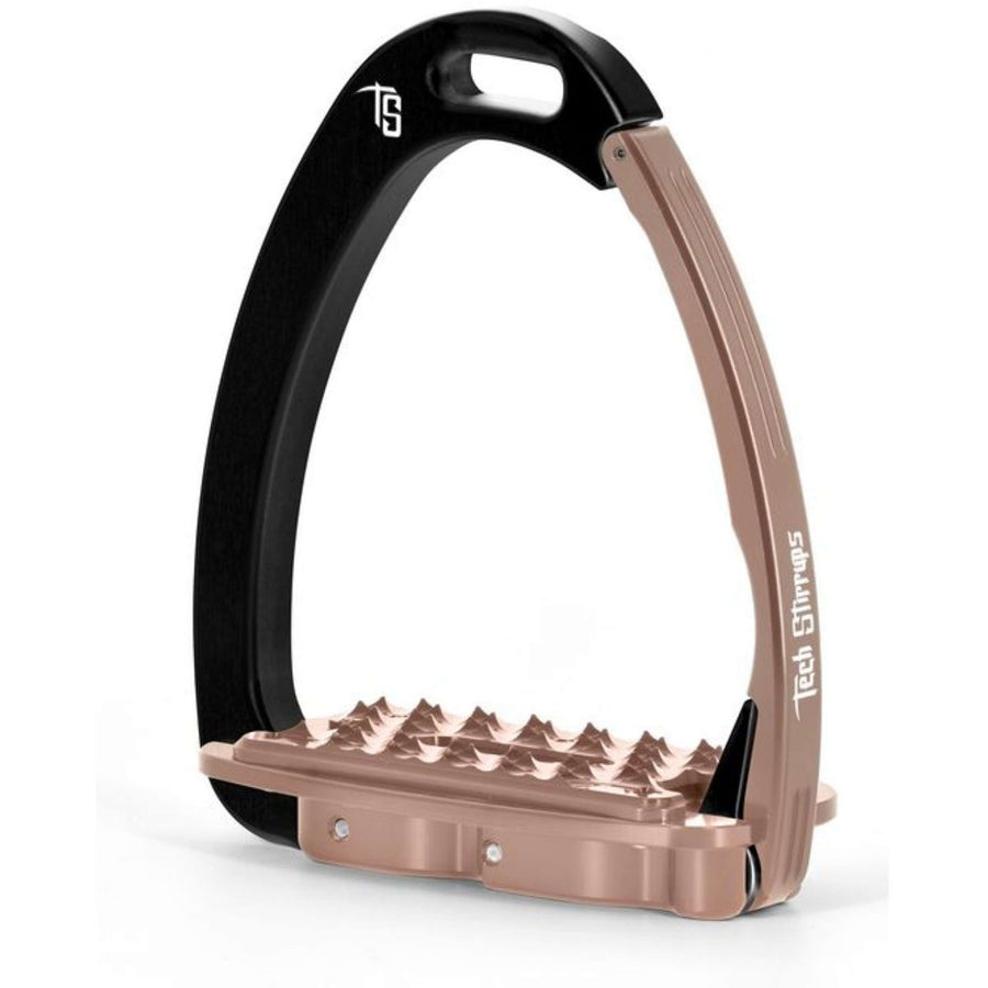 Tech Stirrups Stijgbeugels Venice Sloped EVO Zwart/Rosegold