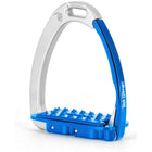 Tech Stirrups Stijgbeugels Venice Sloped EVO Zilver/Blauw
