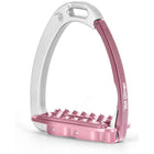 Tech Stirrups Stijgbeugels Venice Sloped EVO Zilver/Roze