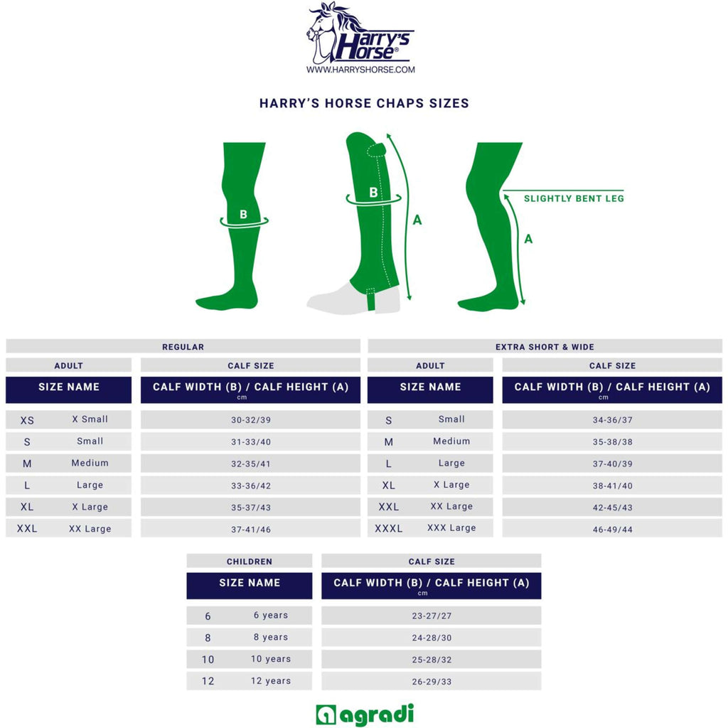 Harry's Horse Chaps Connect Zwart