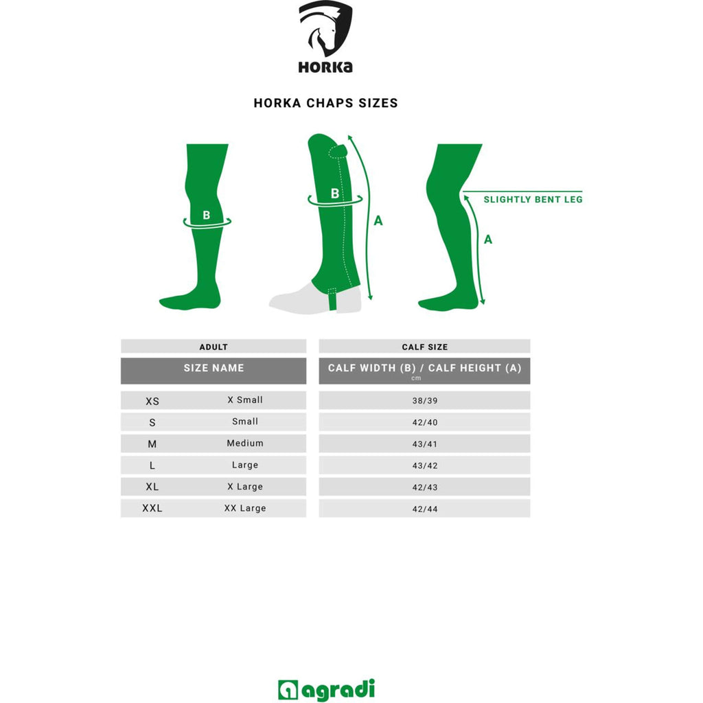 Horka Chaps Jackson Zwart