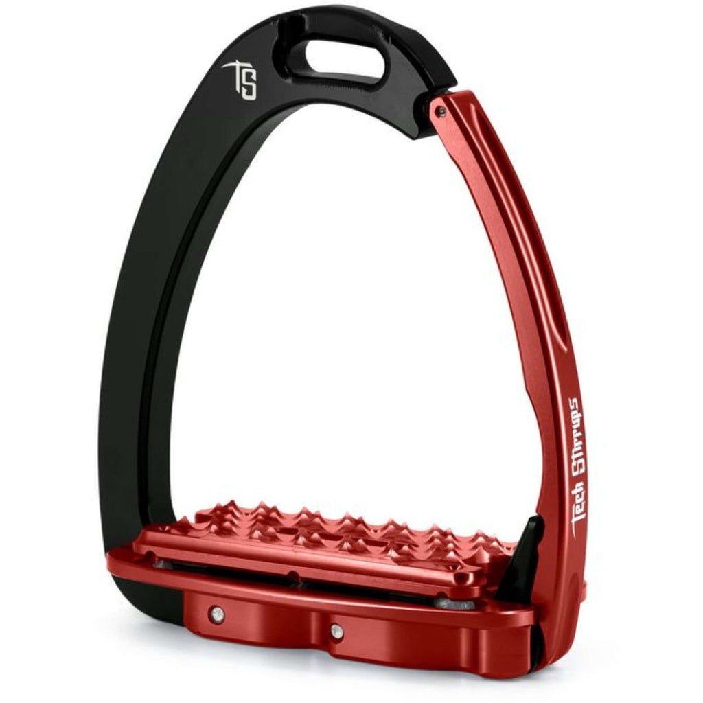 Tech Stirrups Stijgbeugels Venice Plus EVO Zwart/Rood