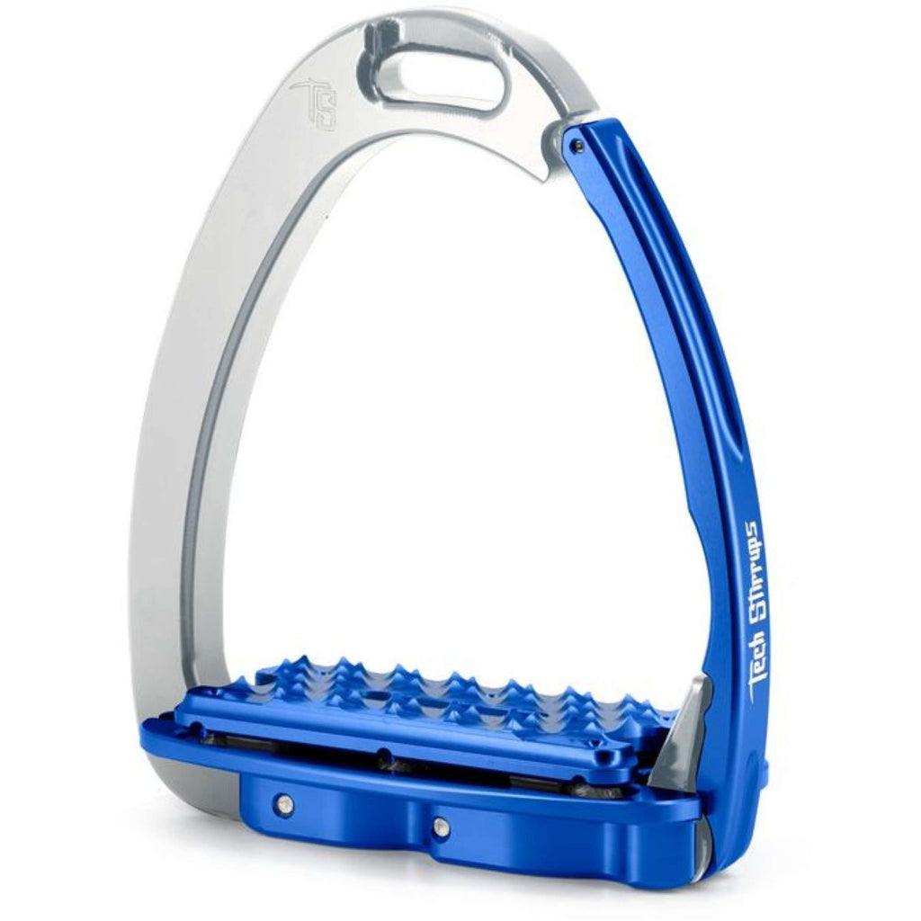 Tech Stirrups Stijgbeugels Venice Plus EVO Zilver/Blauw