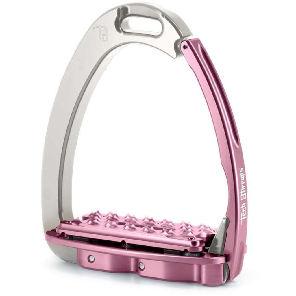 Tech Stirrups Stijgbeugels Venice Plus EVO Zilver/Roze