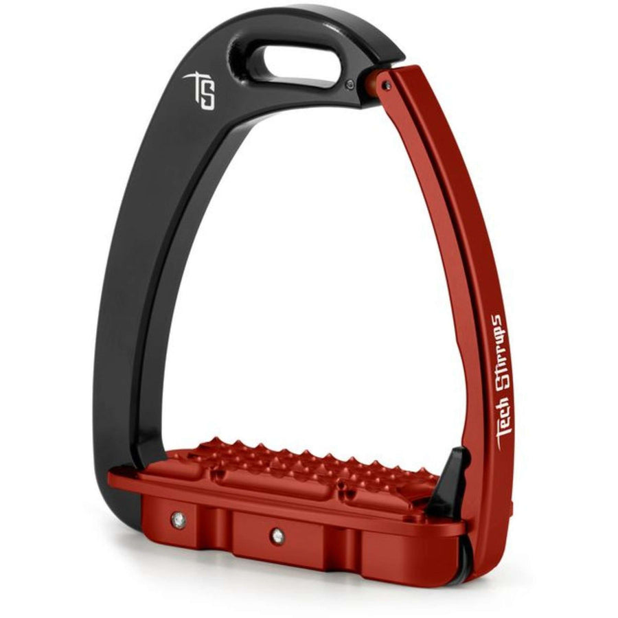Tech Stirrups Stijgbeugels Venice Children Zwart/Rood