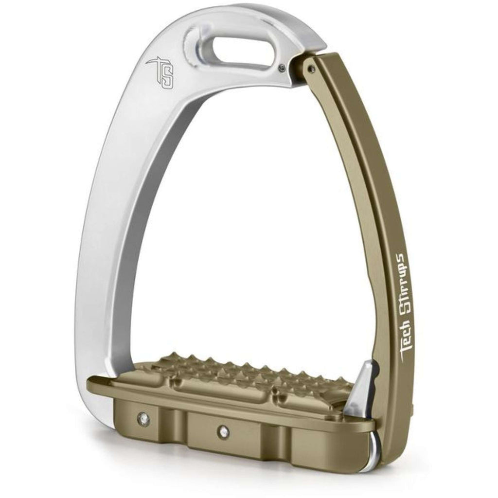 Tech Stirrups Stijgbeugels Venice Children Zilver/Bruin