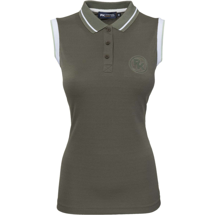 PK Polo Treffer Mouwloos Rifle Green
