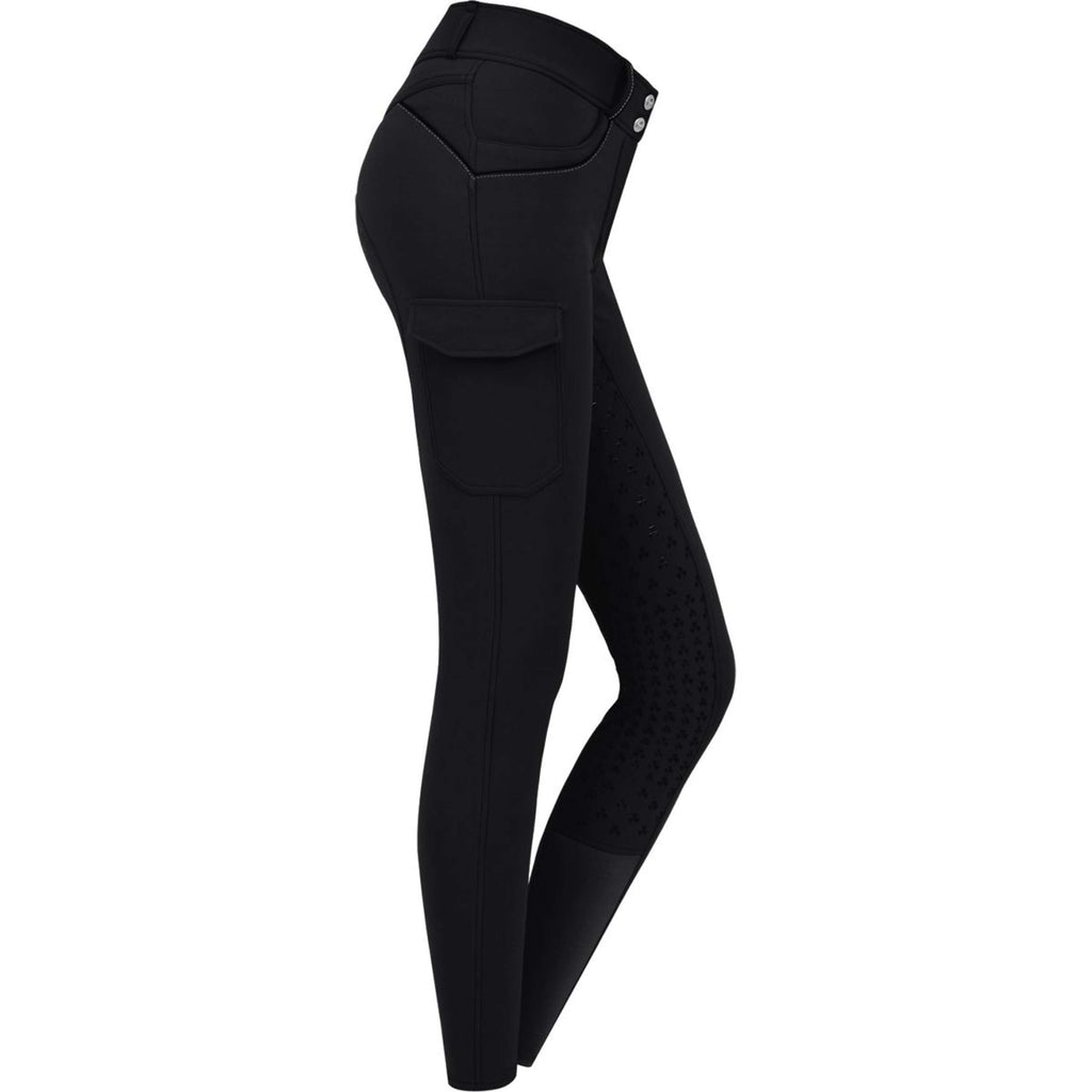 ELT Rijbroek Gloria Cargo High Waist Zwart