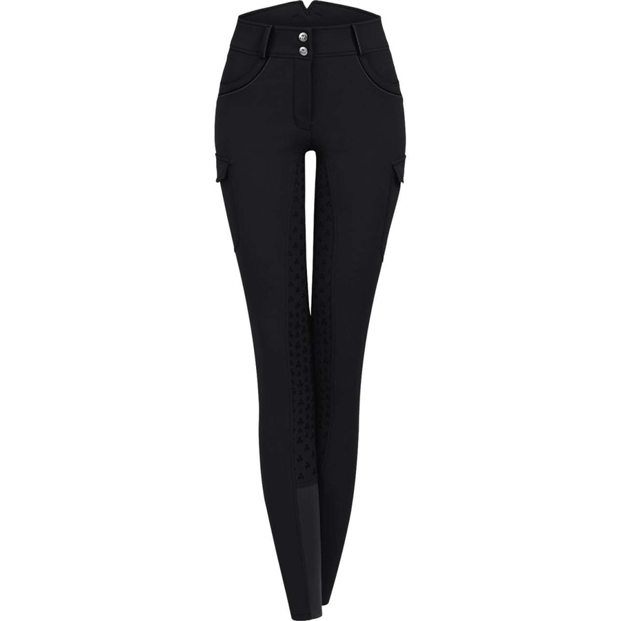ELT Rijbroek Gloria Cargo High Waist Zwart