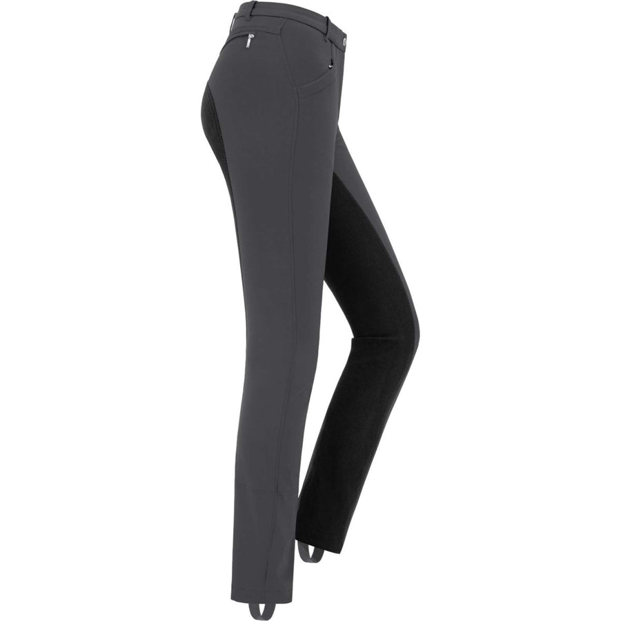 ELT Jodhpurrijbroek Micro Zwart/Asphalt