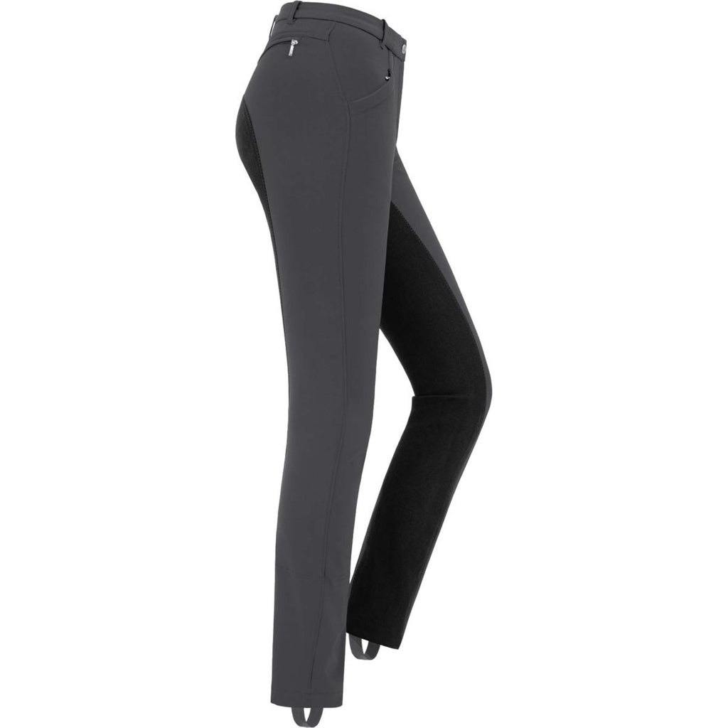 ELT Jodhpurrijbroek Micro Zwart/Asphalt