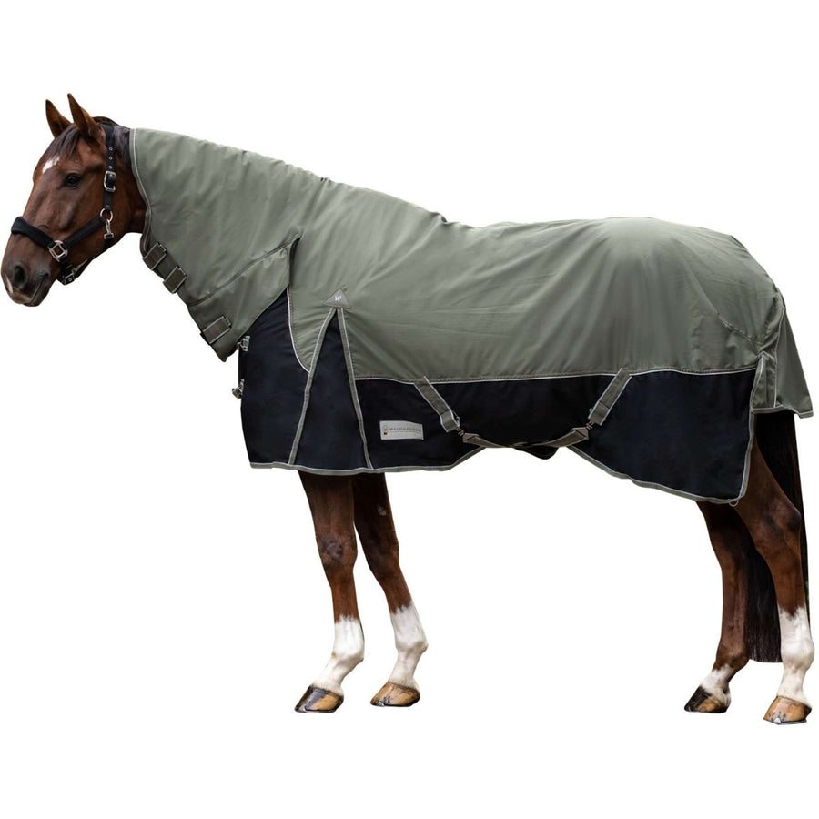 Waldhausen Outdoordeken Comfort Full Neck 200g Khaki/Zwart