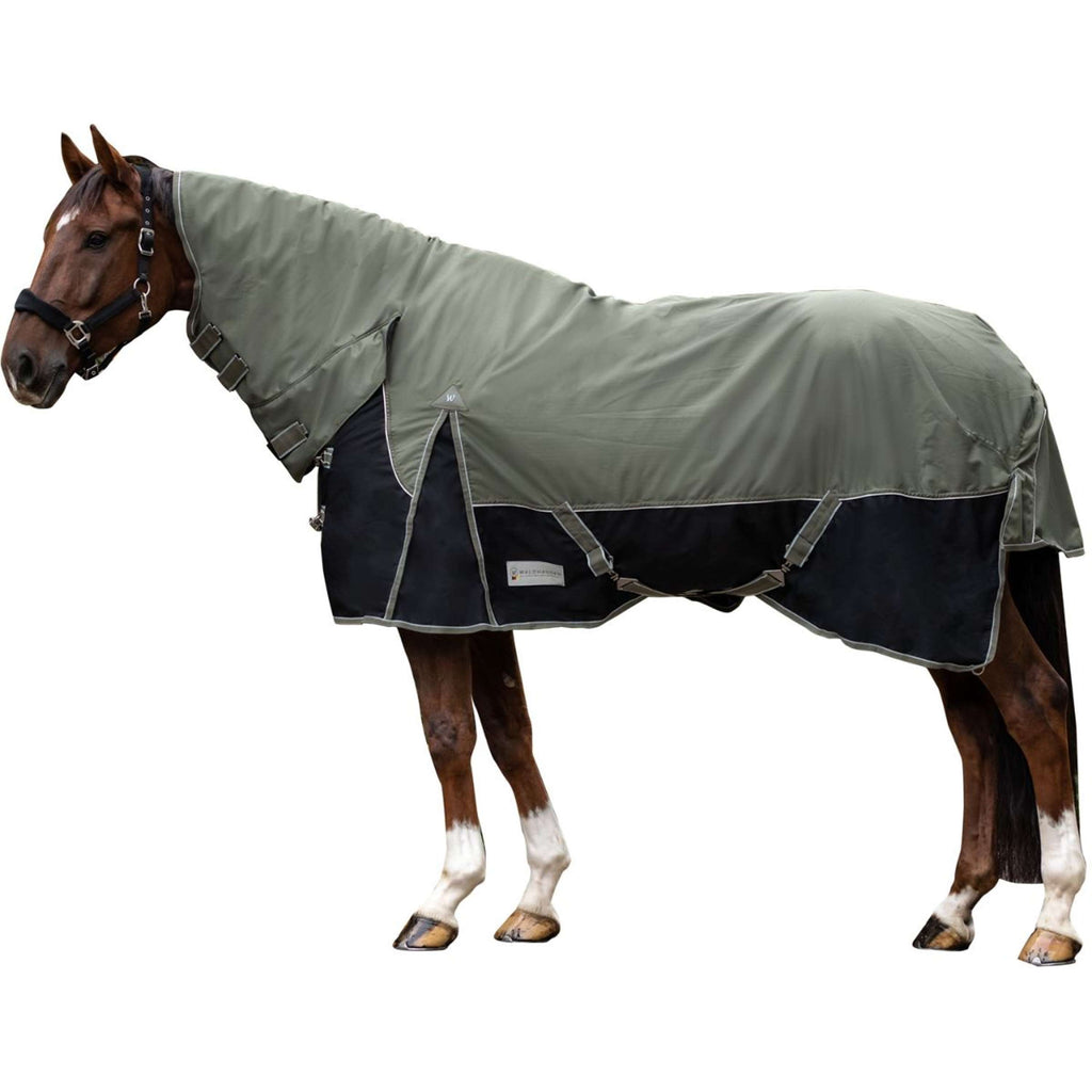 Waldhausen Outdoordeken Comfort Full Neck 200g Khaki/Zwart