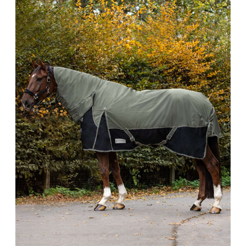 Waldhausen Outdoordeken Comfort Full Neck 200g Khaki/Zwart