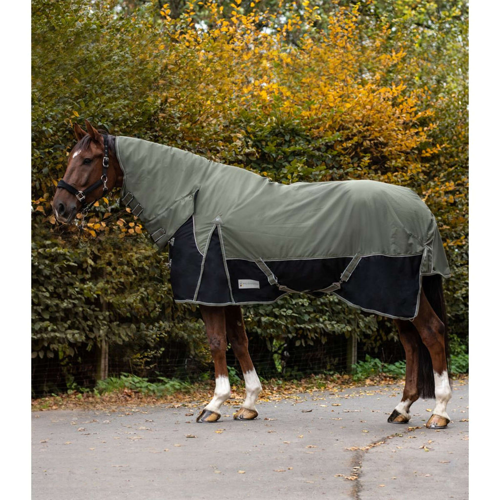 Waldhausen Outdoordeken Comfort Full Neck 200g Khaki/Zwart