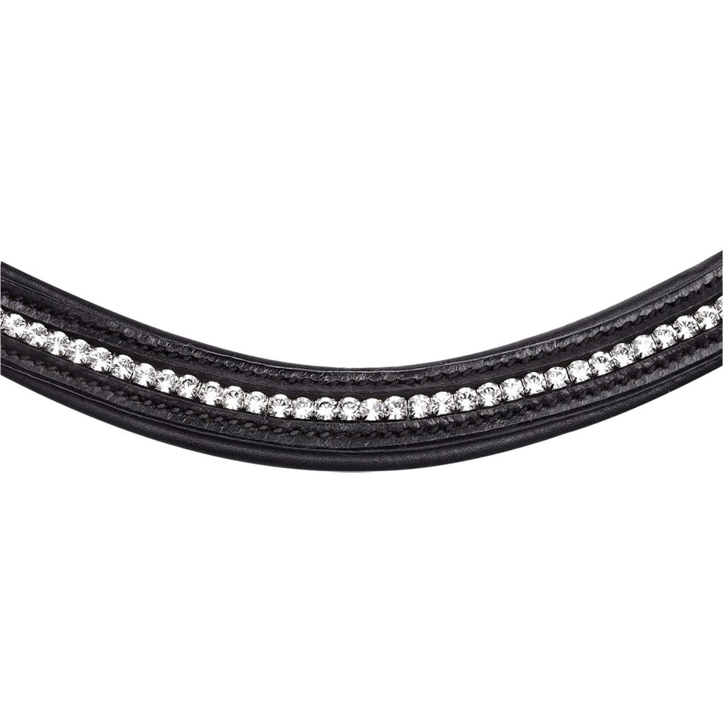 Waldhausen Trenshoofdstel X-Line Supersoft Glam Engels Gecombineerd Zwart