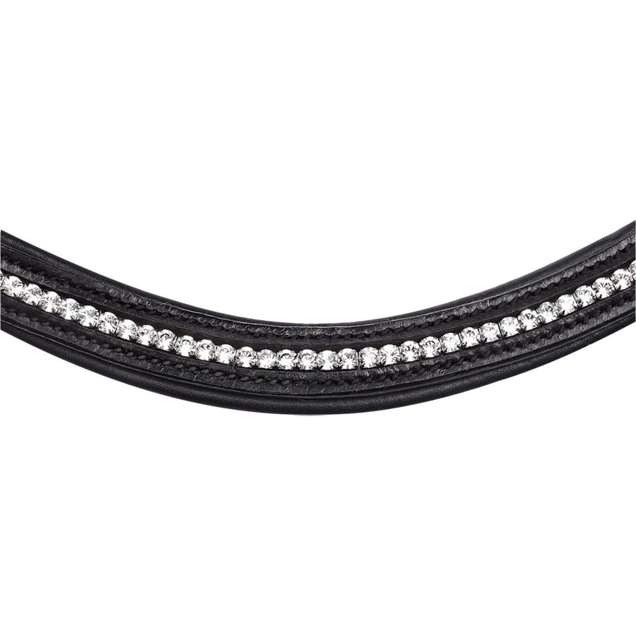 Waldhausen Trenshoofdstel X-Line Supersoft Glam Engels Gecombineerd Zwart