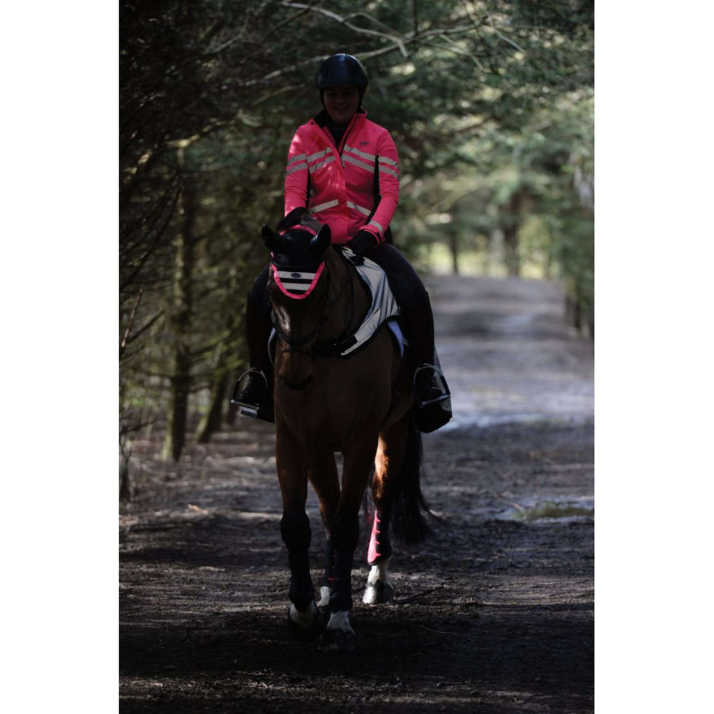 Weatherbeeta Jas Reflective HiVis Gewatteerd Waterproof Roze