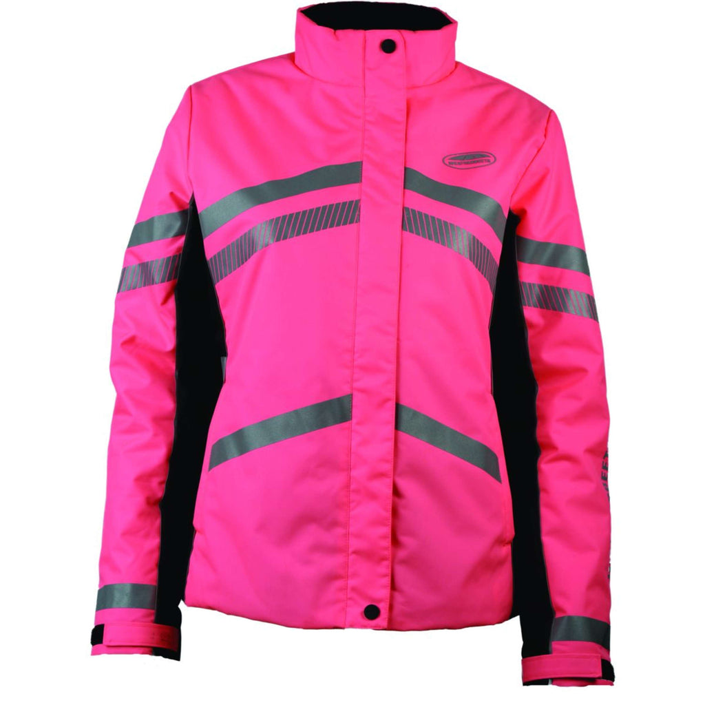 Weatherbeeta Jas Reflective HiVis Gewatteerd Waterproof Roze