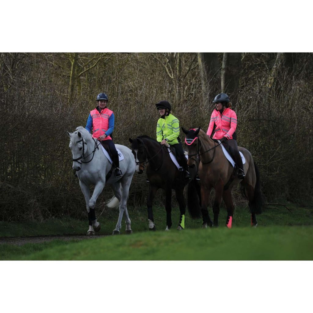 Weatherbeeta Jas Reflective HiVis Gewatteerd Waterproof Roze