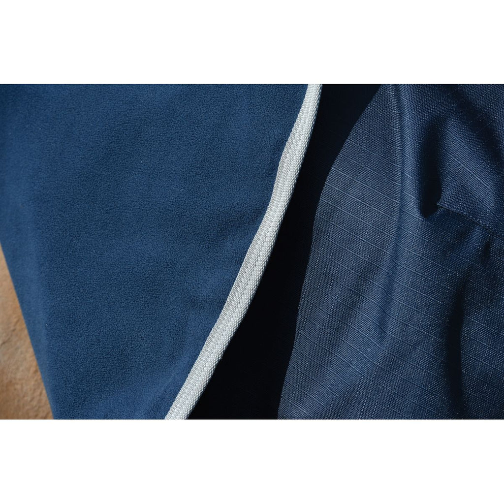 WeatherBeeta Uitrijdeken Essential Fleece Lined Quarter Navy/Zilver/Rood