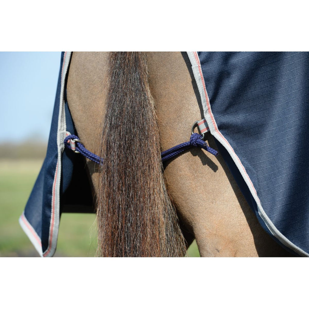 WeatherBeeta Uitrijdeken Essential Fleece Lined Quarter Navy/Zilver/Rood