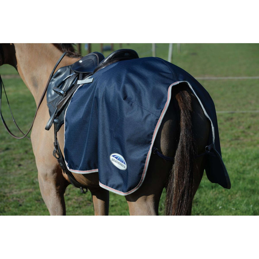 WeatherBeeta Uitrijdeken Essential Fleece Lined Quarter Navy/Zilver/Rood