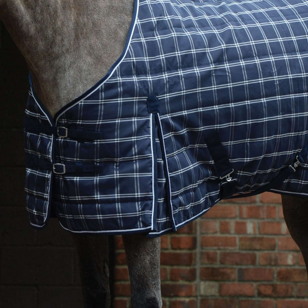 Weatherbeeta Saxon 1200D Stable Standard Neck Medium 200g Navy Plaid