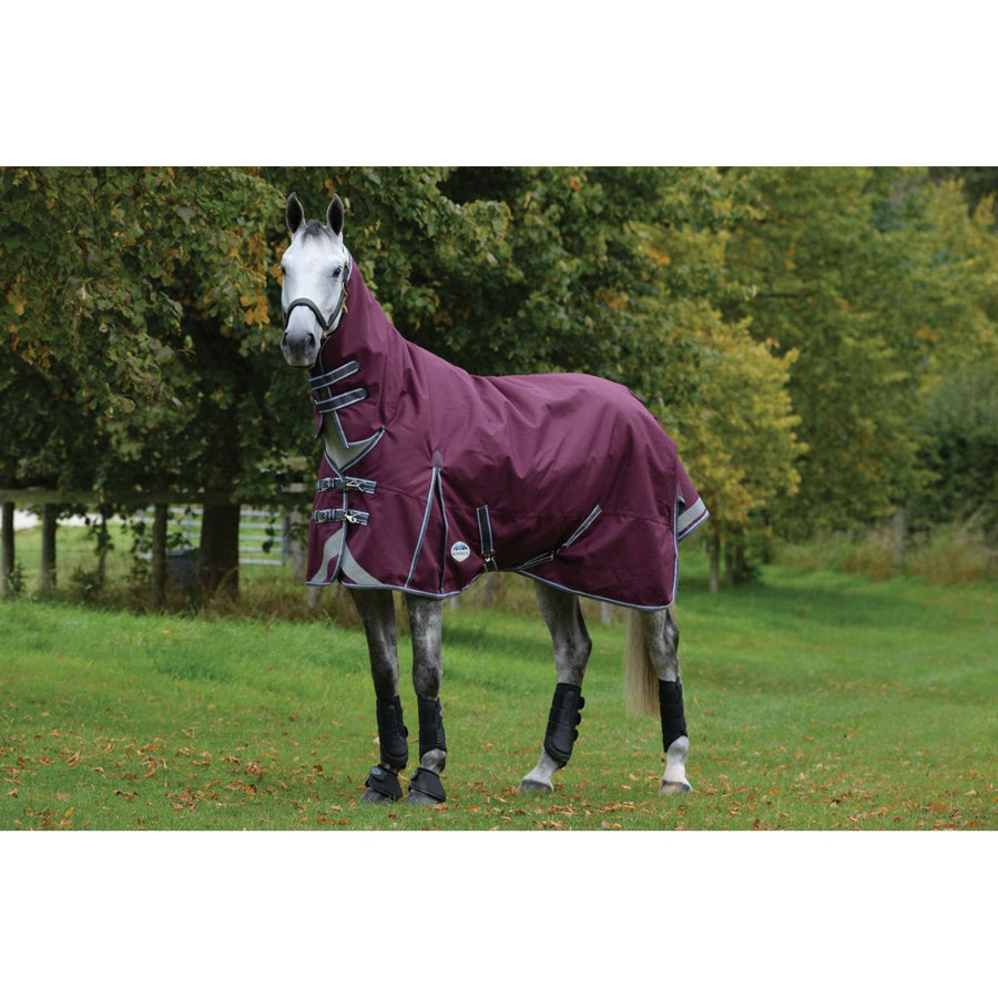 WeatherBeeta Regendeken ComFiTec Plus Dynamic II Combo Neck Lite 0g Maroon/Grijs/Wit