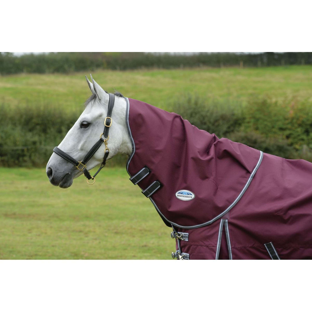 Weatherbeeta Halsstuk Comfitec Plus Dynamic II Neck Rug Medium Maroon/Grijs/Wit