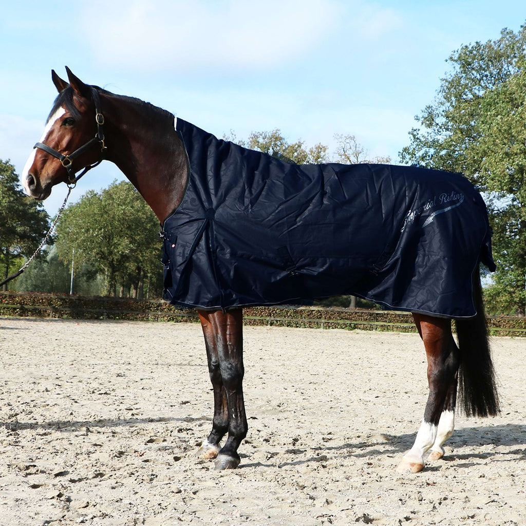 Imperial Riding Outdoordeken IRHSuper-Dry 100g Navy