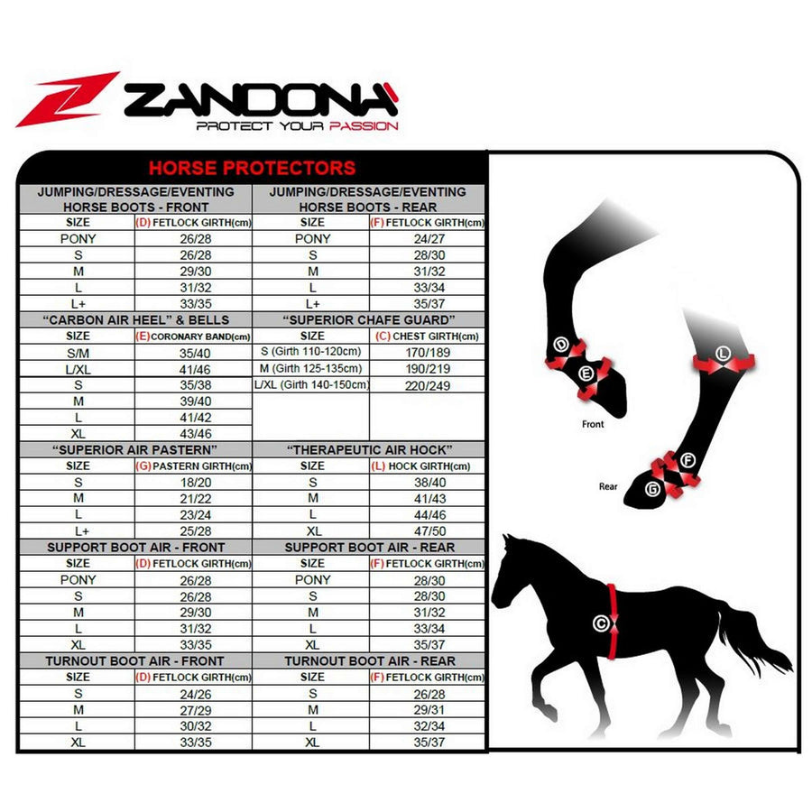 Zandona Beenbeschermer Carbon Air Workout Voorbenen White