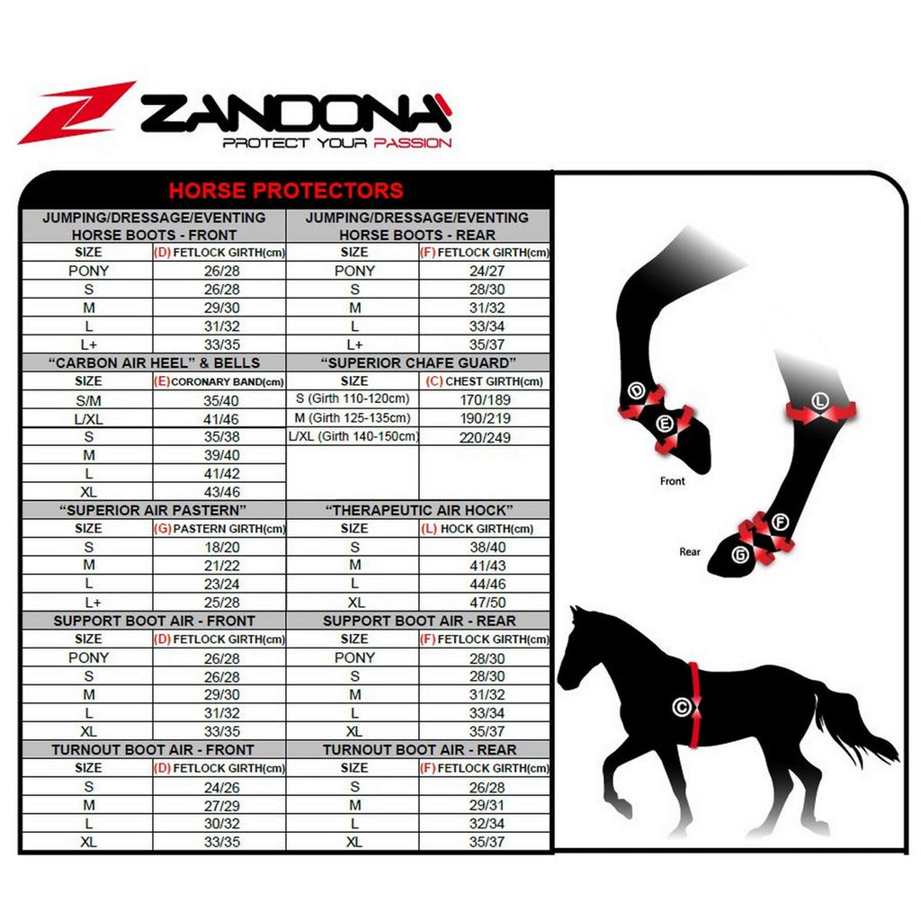 Zandona Beenbeschermer Carbon Air Workout Voorbenen White