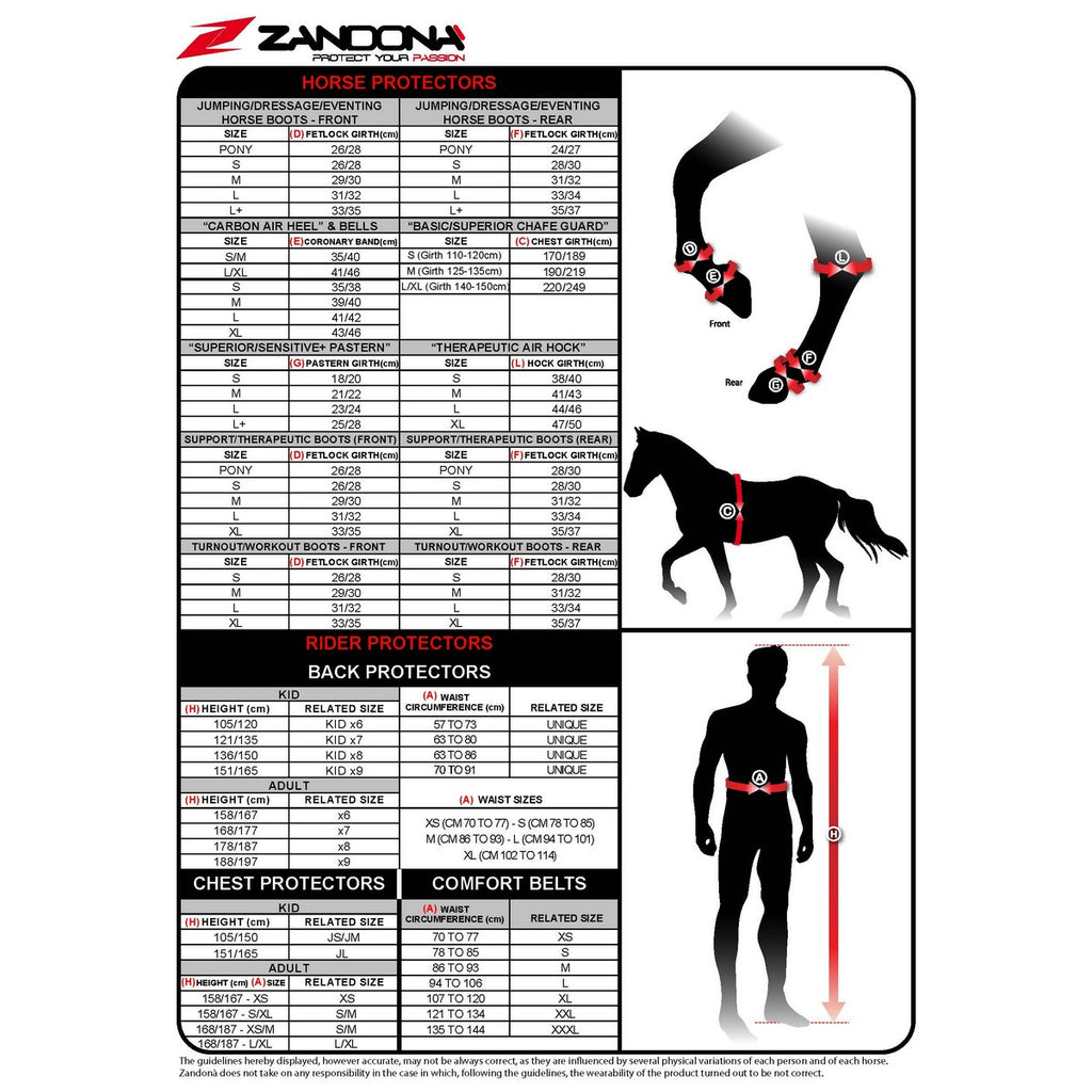 Zandona Strijklappen Carbon Air Sensitive Plus Fetlock Pony Bruin