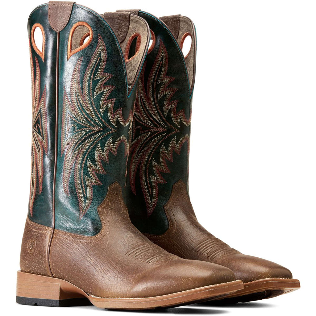 Ariat Western Boot Granger Ultra Heren Brown Bark/Sea Green