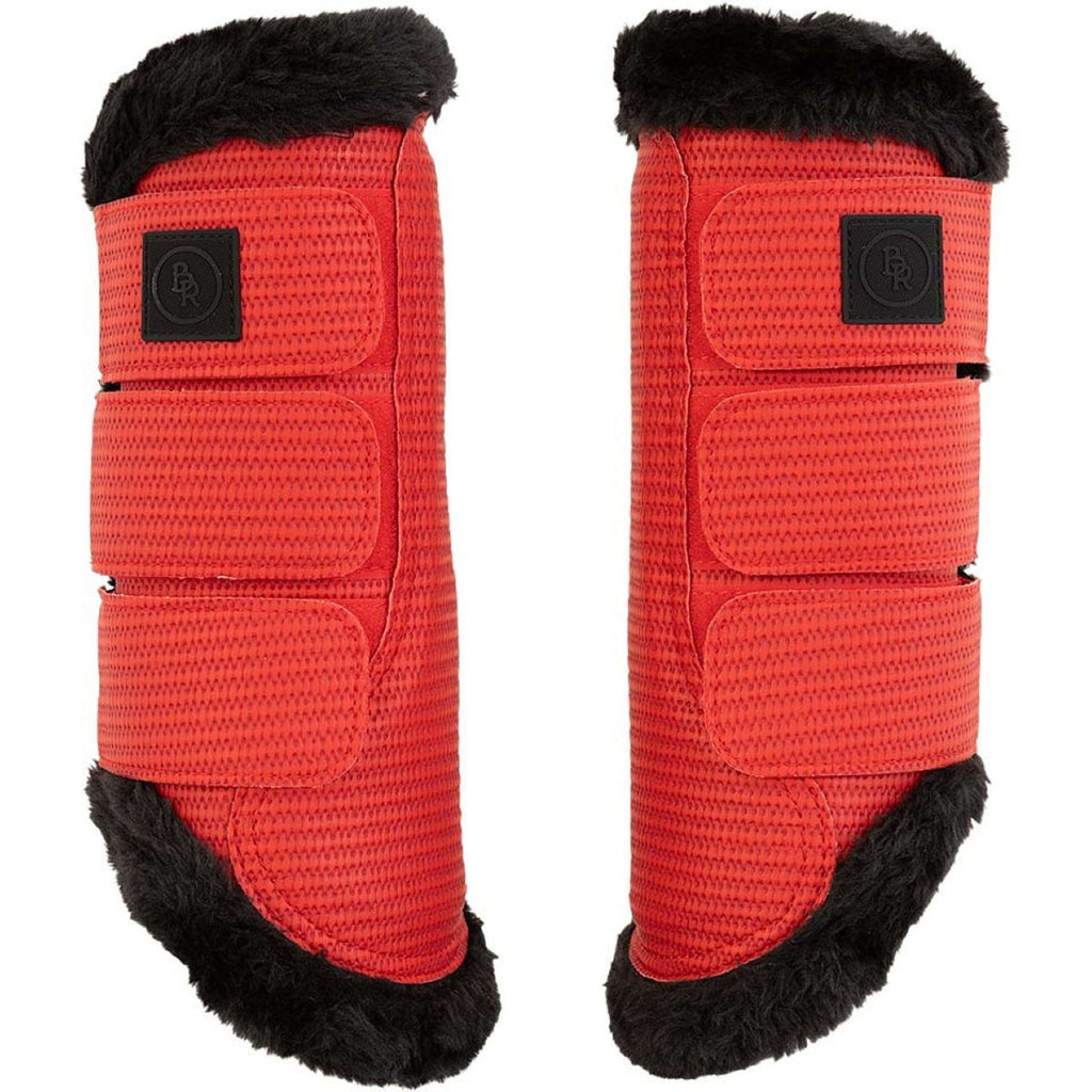 BR Beenbeschermers AW25 Majestic Fur Joy Tango Red