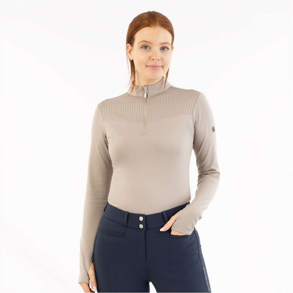 BR Pullover AW25 Half-Zip Jara Dames Moon Rock