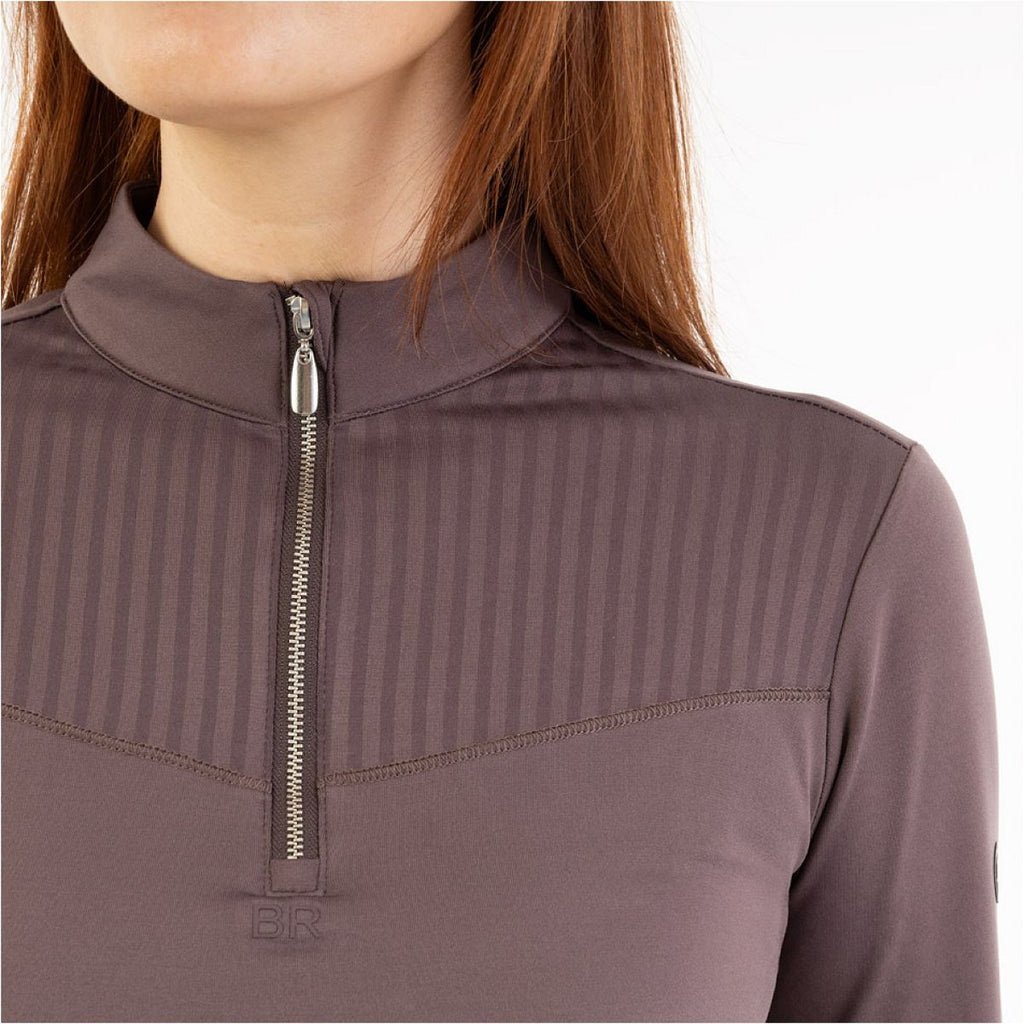 BR Pullover AW25 Half-Zip Jara Dames Raisin